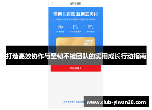 打造高效协作与坚韧不拔团队的实用成长行动指南 打造高效协作与坚韧不拔团队的实用成长行动指南